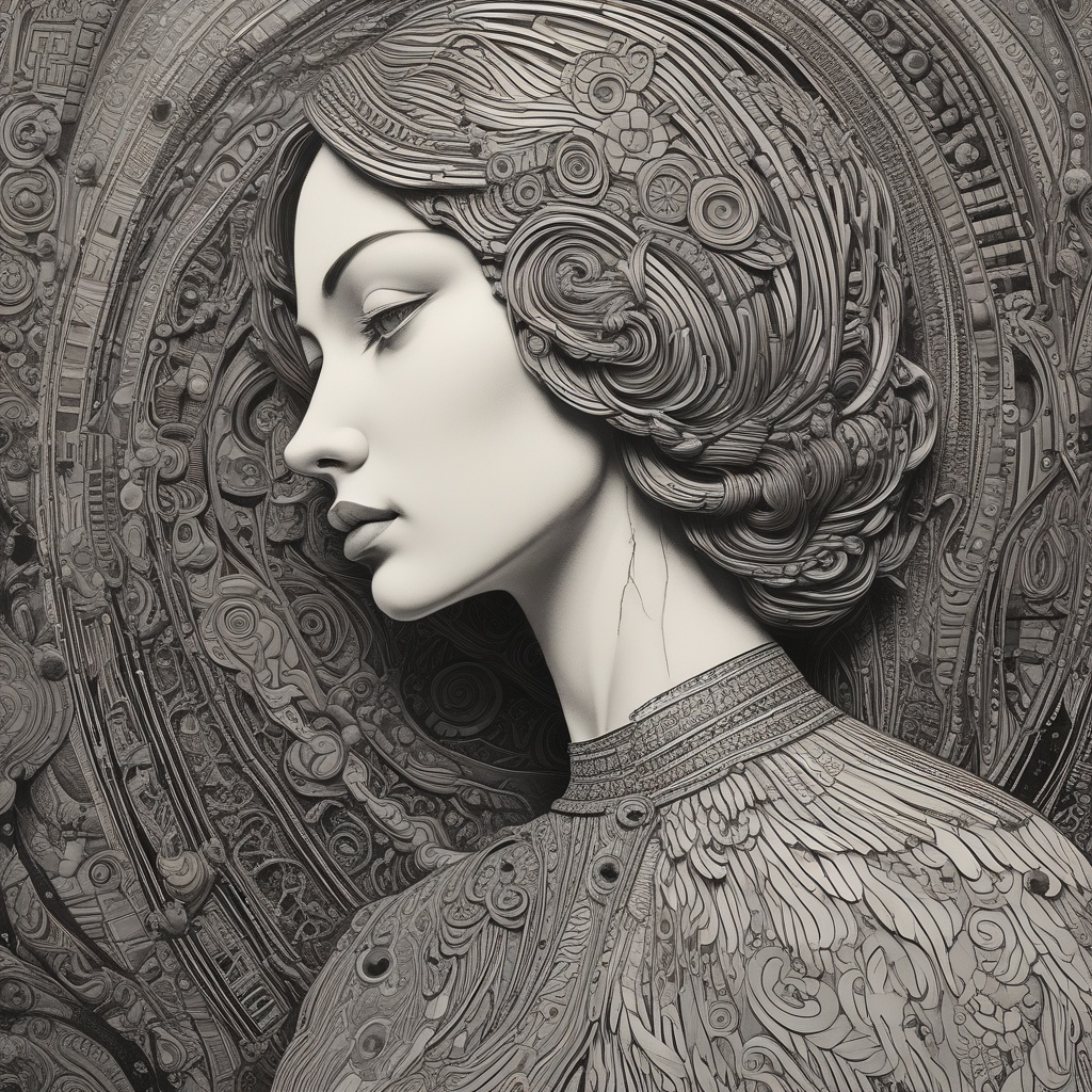 Detailed view of Art piece 1